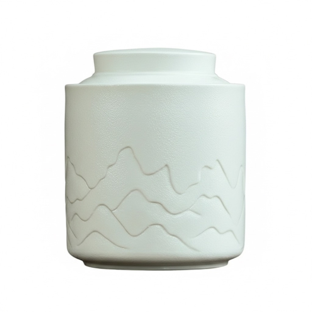禪山靜界陶瓷骨灰罐