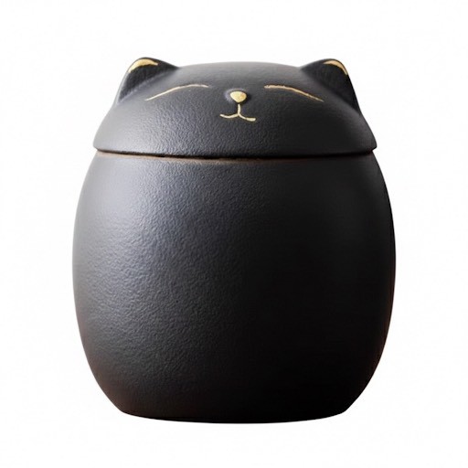 晨曦大喵陶瓷骨灰罐