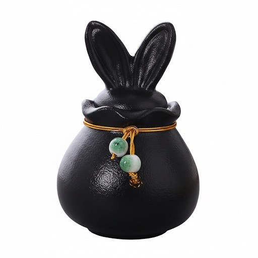 圓滿兔守陶瓷骨灰罐